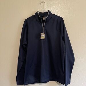 NWT Puma Navy Quarter-Zip Pullover